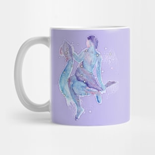 Aquarius Galaxy Watercolor Mug